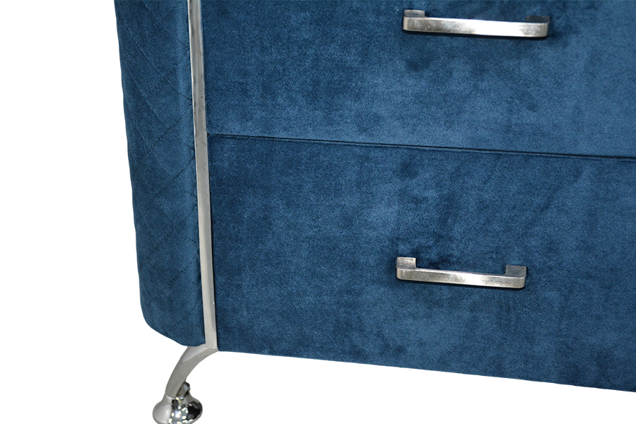 WSS954 Diamond Velvet éjjeliszekrény/ ágyasztal