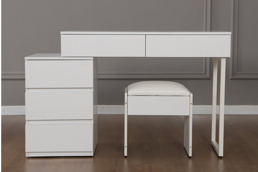 WSS992 Minimalista tiszta fehér fésülködőasztal