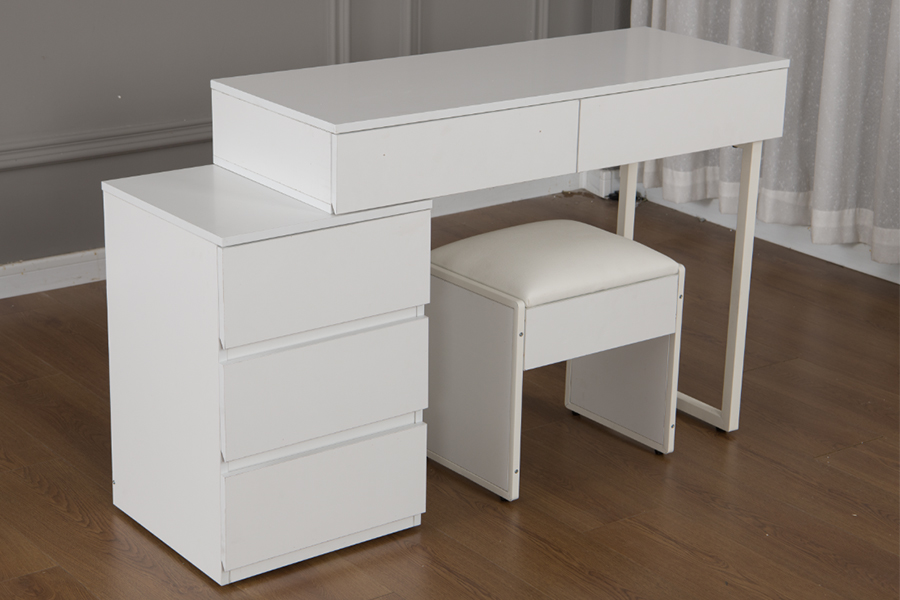 WSS992 Minimalista tiszta fehér fésülködőasztal