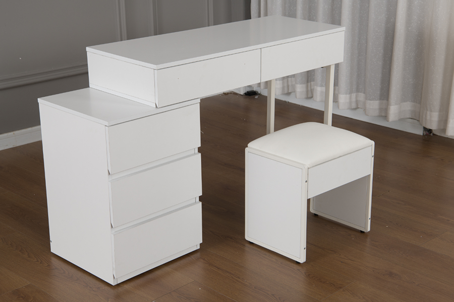 WSS992 Minimalista tiszta fehér fésülködőasztal