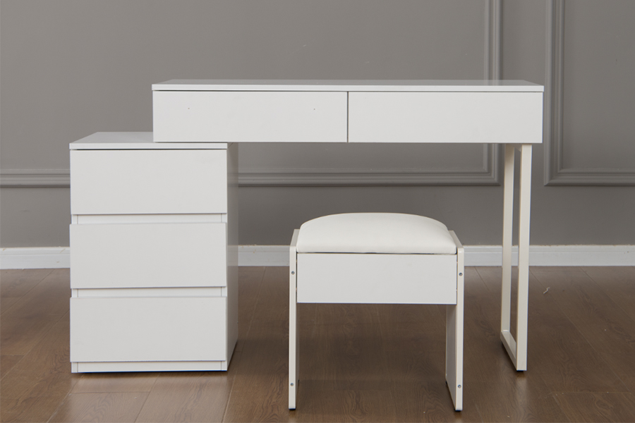 WSS992 Minimalista tiszta fehér fésülködőasztal