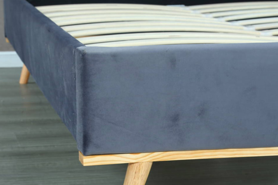 1457 A legújabb modern, egyszerű design bársony kárpitozott ágy