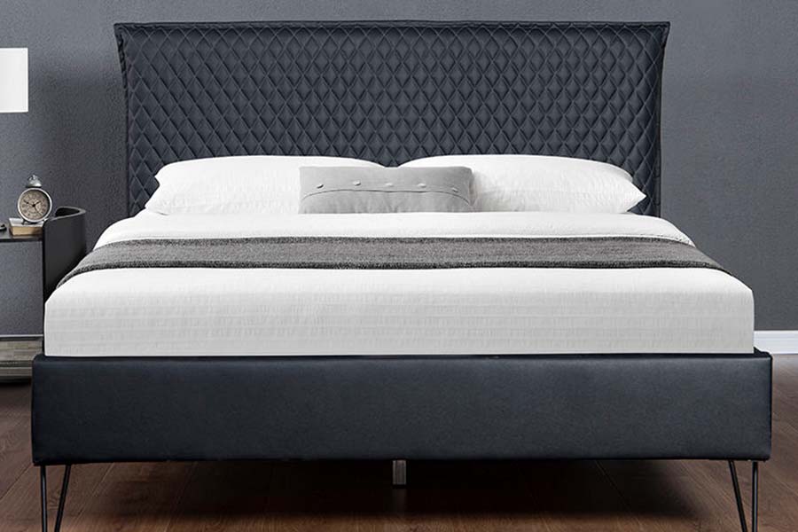 1664 Bőr Bett ágy Modern stílusú kárpitozott ágy