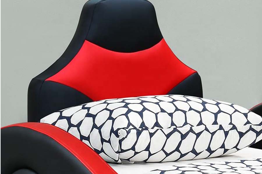 1510 bőr ágy Cool Shape autós ágyak gyerekeknek