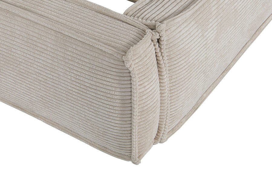 4213 Corduroy Fabric Tofu-Design kárpitozott ágy