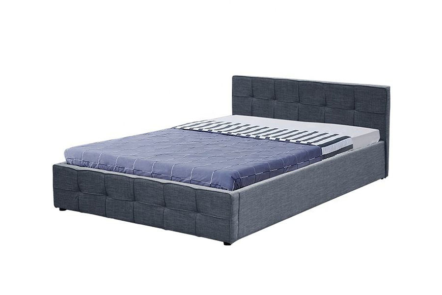 1295G panel-fejtámla szövet Queen kárpitozott oszmán tároló ágykeret