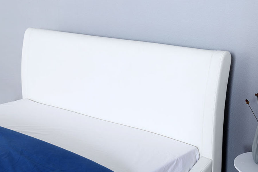 1280G puha fejtámla műbőr gázlift hálószoba tároló ágykeret